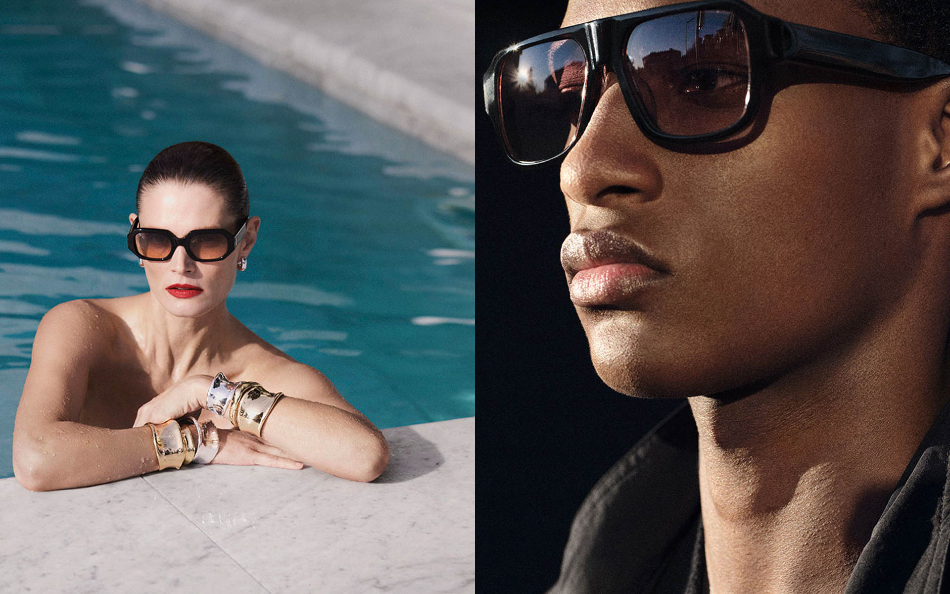 COS×LINDA FARROW サングラス スクエア グリーン 完売 COS×LINDA